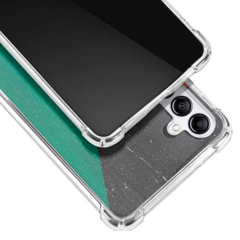 Kuwait Flag Distressed Galaxy A14 5G Clear Case